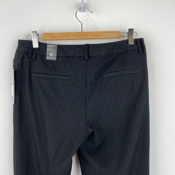 Amanda + Chelsea Stripe Low Rise Taper Pant NWT - Picture 4 of 9